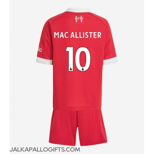Liverpool Alexis Mac Allister #10 Koti Peliasu Lasten 2025-26 Lyhythihainen (+ Lyhyet housut)